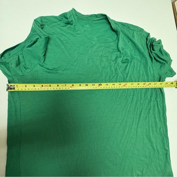 2/$20 Icebreaker Men XL Merino Wool Blend Green Tee Shirt New Zealand Moisture - Picture 7 of 8